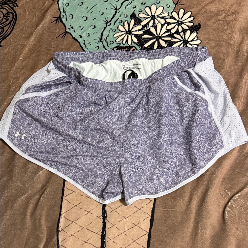 Under Armour Women's Lavender Athletic Shorts
